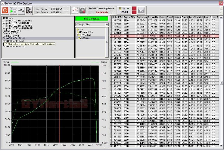 Inertia & Brake Dyno (Dynamometer) Software Karts, RC, Bike & Car